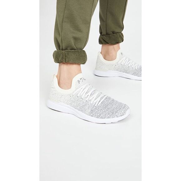 Free People x APL Techloom Wave Trainers Sneakers Pristine/Heather Grey/Ombre - Picture 15 of 15